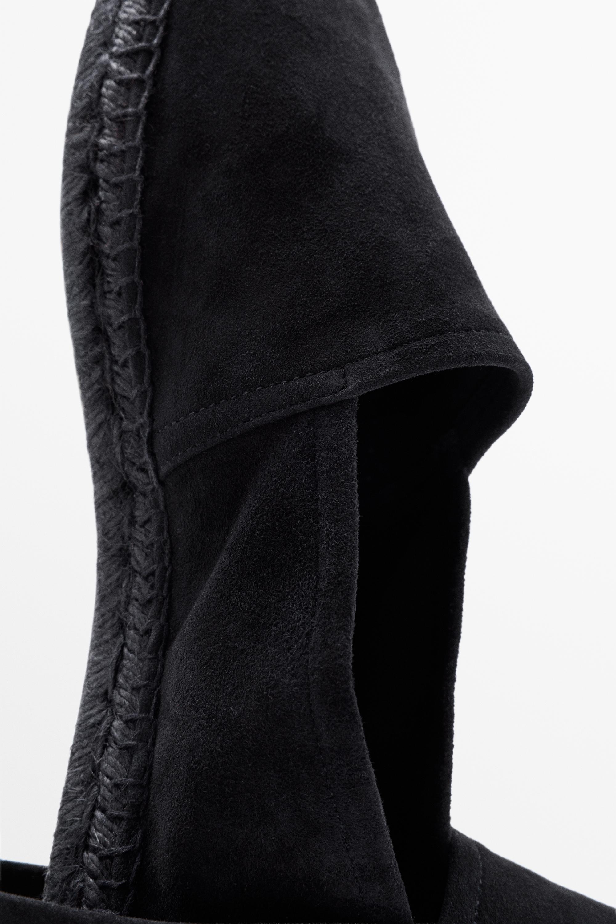 Leather espadrilles